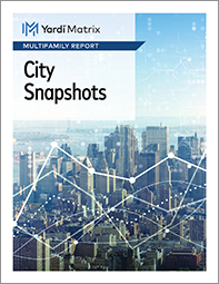 Yardi Matrix City Snapshots