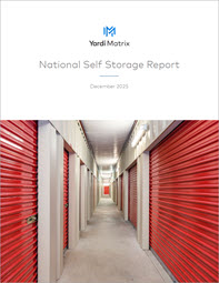 Yardi Matrix National Self Storage Report
