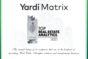 Yardi Matrix Honored Top real estate analytics provider